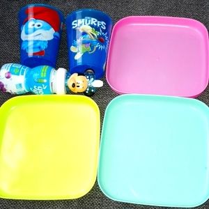 Kids drink and plate bundle